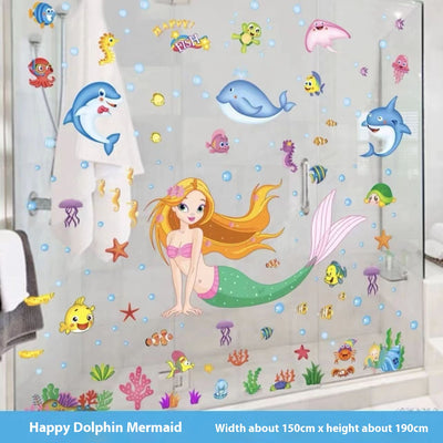 Pegatinas Decorativas Acuario para Baño - Resistentes al Agua - Image 14