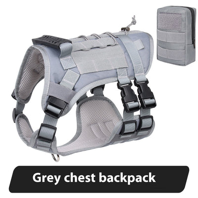 Chaleco Táctico de Oxford para Perros Grandes - Protección de Pecho y Espalda - Image 12