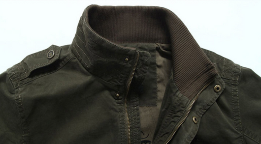 Chaqueta Casual de Algodón 100% Puro Lavado - Image 9