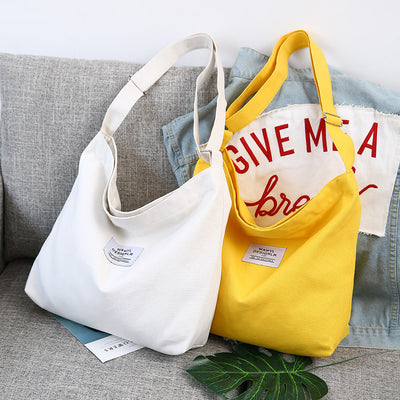 Bolso Escolar Estilo Coreano con Letras en el Hombro