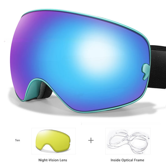 Gafas Deportivas Antivaho para Esquí y Montaña - Protección Ocular Miope Unisex - Image 9