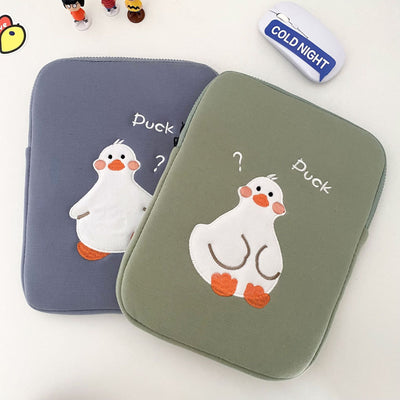 Funda para Tablet con Bordado de Pato Kawaii - Diseño Exclusivo - Image 9