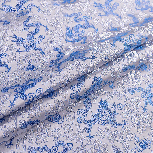 Tela de Brocado Seda Auténtica para Traje Tang Antiguo y Cheongsam - Artesanía DIY - Image 8