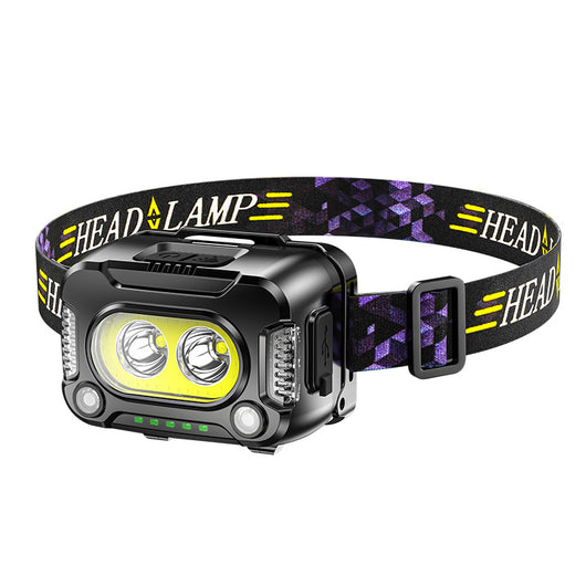 Linterna Frontal LED COB de Alta Potencia con Sensor de Movimiento para Correr y Pesca - Image 15