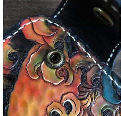 Billetera Artesanal de Cuero Genuino - Cartera Vintage Hecha a Mano - Image 6