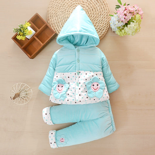 Conjunto de Abrigo Acolchado para Niñas - Otoño e Invierno - Image 4