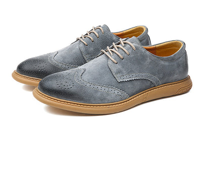 Zapatos Formales de Cuero Genuino para Hombre - Diseño Retro con Cordones - Image 16