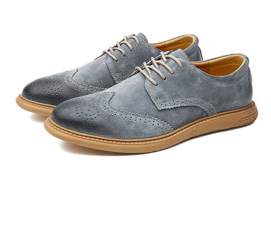 Zapatos Formales de Cuero Genuino para Hombre - Diseño Retro con Cordones - Image 16