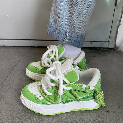 Zapatillas Plataforma Estilo Coreano para Mujer - Dad Shoes Versátiles - Image 10