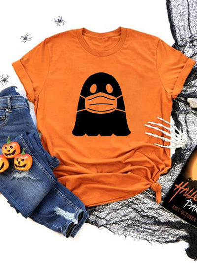 Camiseta de Manga Corta con Estampados de Halloween - Image 2