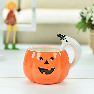 Taza de Cerámica Halloween con Fantasma Caricatura - Taza Decorativa para Bebidas - Image 9