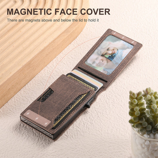 Billetera de Cuero Texturizado con Compartimentos para Tarjetas - Image 22