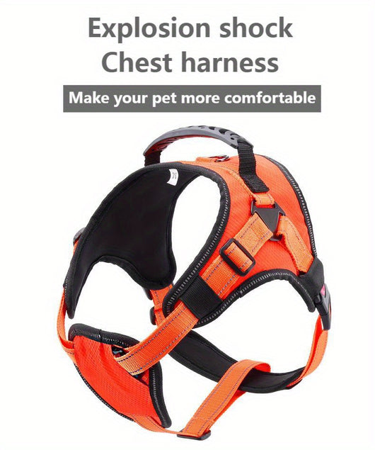 Arnés Resistente para Perros Medianos y Grandes con Correa de Seguridad - Image 10
