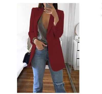 Blazer Slim Temperamento con Solapa Elegante - Image 4