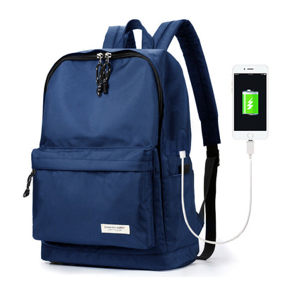 Mochila de Viaje Casual Coreana de Lona para Hombre - Image 3