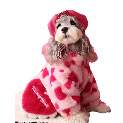 Abrigo Térmico de Peluche Amor Calientito para Perros - Image 2
