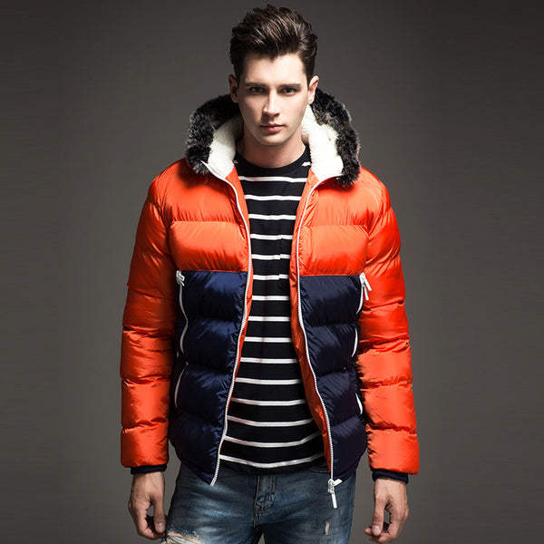 Abrigo Acolchado de Invierno con Capucha y Diseño Moderno