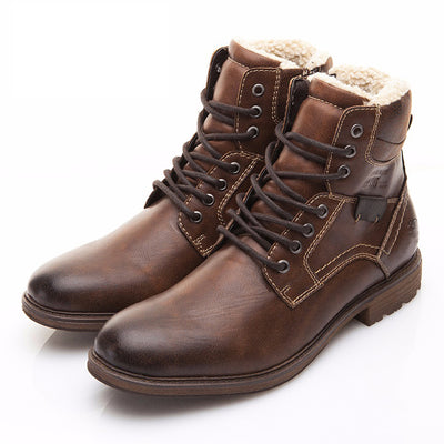 Botas Martin Cálidas para Hombre - Calzado Impermeable para Invierno - Image 13