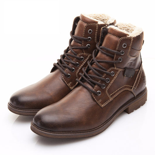 Botas Martin Cálidas para Hombre - Calzado Impermeable para Invierno - Image 13