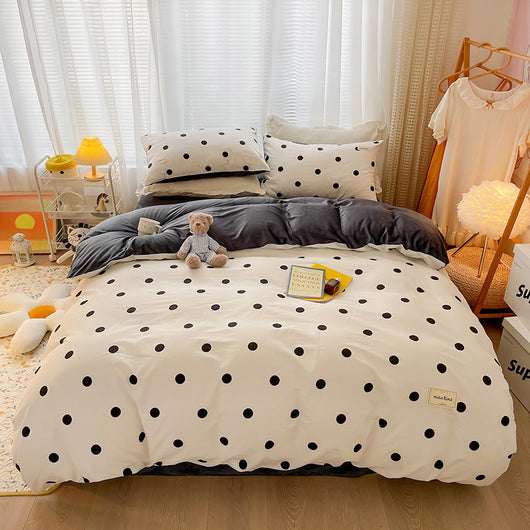 Juego de Sábanas de Terciopelo Cristal de Algodón para Otoño e Invierno - Image 2