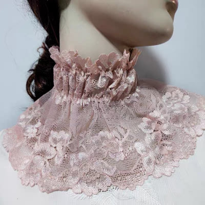 Cuello Falso de Encaje Primavera Otoño Invierno para Mujer