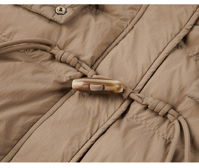 Abrigo de Algodón Largo Elegante para Invierno - Image 15