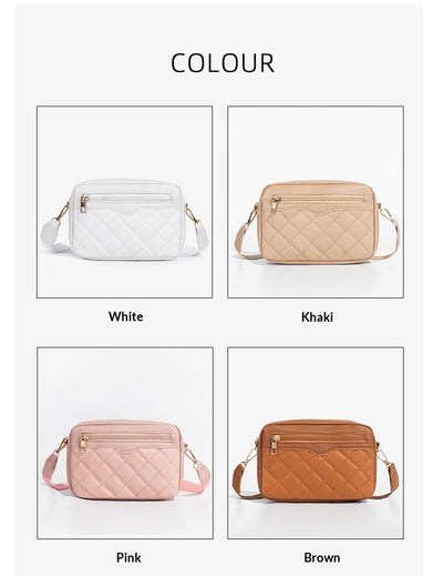 Bolso Bandolera Cuadrado Pequeño con Bordado y Tirador Lateral para Mujer - Image 27