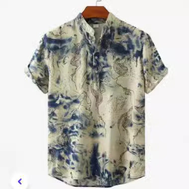 Camisa Hawaiana de Manga Corta con Solapa - Image 28