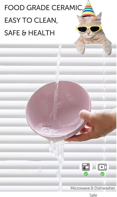 Comedero Elevado para Gatos con Soporte de Madera - Cuencos Cerámicos Antideslizantes - Image 11