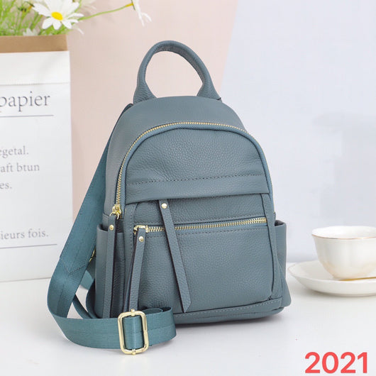 Mochila de Cuero Viajero de Gran Capacidad - Versátil y Elegante - Image 7