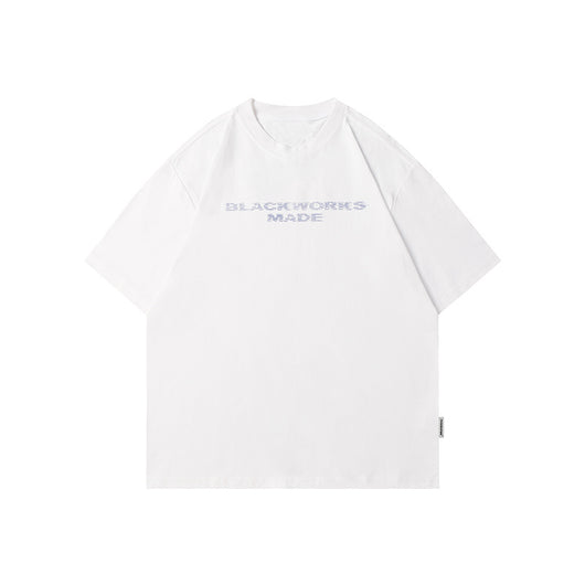 Playera Estampada de Letras Cuello Redondo Manga Corta - Image 12