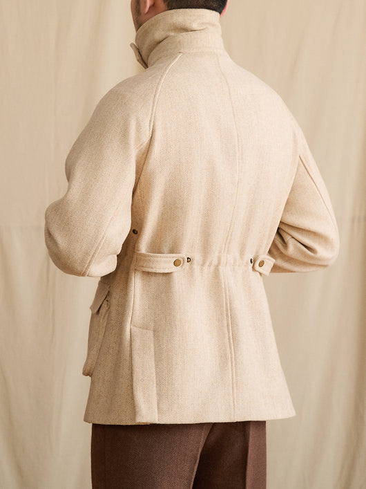 Chaqueta Safari Ejecutiva de Lana Gruesa Ajustada - Image 14