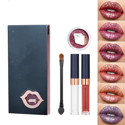 Brillo Labial Glitter Tonos Fríos - Paleta Completa - Image 19