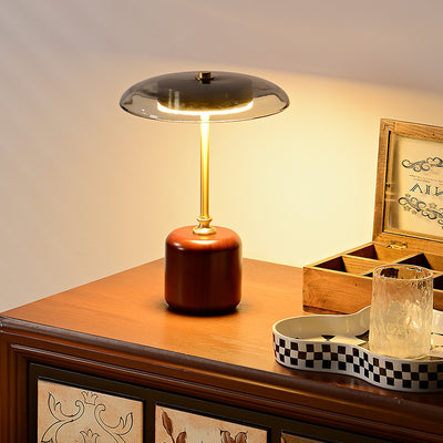 Lámpara de Escritorio Latón y Vidrio para Dormitorio - Image 3