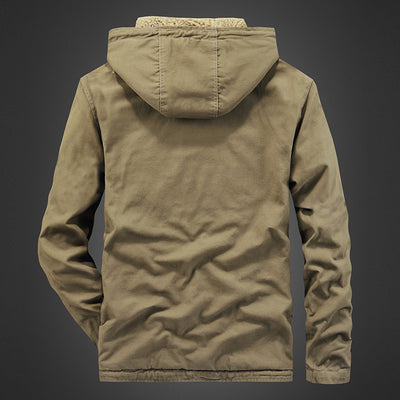 Chaqueta Casual de Algodón con Solapa para Hombre - Image 4