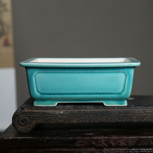 Maceta Rectangular de Cerámica Arena Púrpura - Image 4