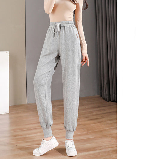 Pantalones Deportivos Sueltos Negros para Primavera y Otoño - Image 3