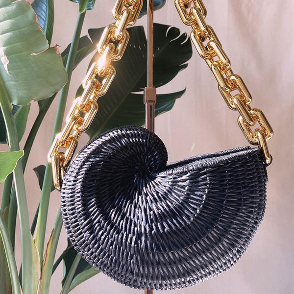 Bolso de Cadena Acrílico con Diseño de Concha Marina - Image 4
