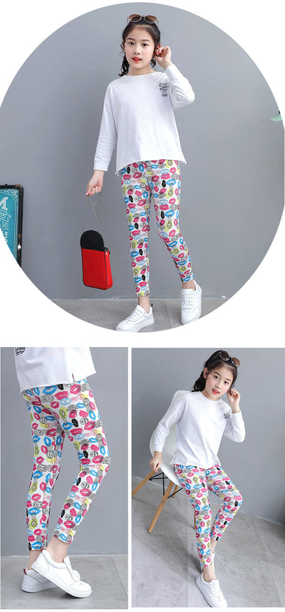 Leggings Capri Modal Elásticos para Niña - Uso Diario y Deportivo - Image 26
