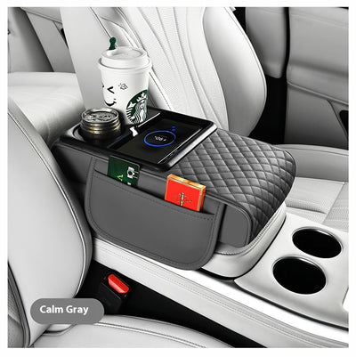 Caja Organizadora para Auto con Carga Inalámbrica Rápida y Soporte para Bebidas - Image 15