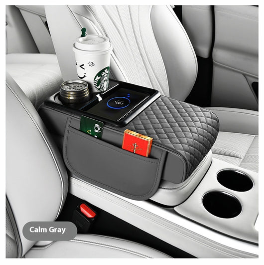 Caja Organizadora para Auto con Carga Inalámbrica Rápida y Soporte para Bebidas - Image 15
