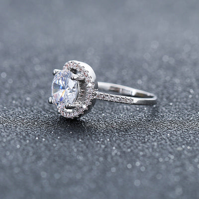 Anillo de Compromiso de Circonia Cúbica - Diseño Europeo Premium - Image 3