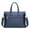 Men's Briefcase A4 File Bag Azul Horizontal