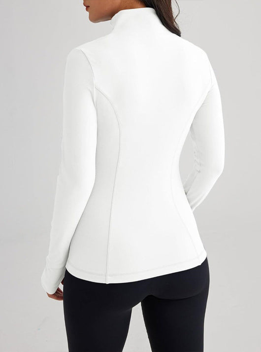 Chaqueta Deportiva Ajustada de Manga Larga con Tecnología Elástica - Image 24