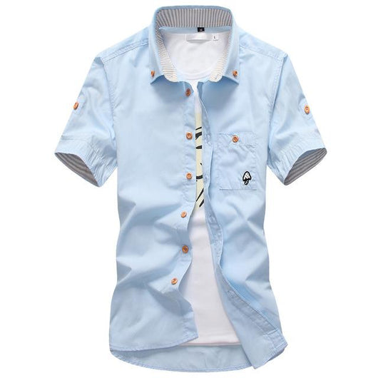 Camisas de Hombre con Bordado Elegante - Image 10
