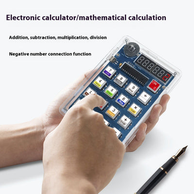 Kit DIY Calculadora con Microcontrolador de Chip Único y Pantalla Digital - Image 2