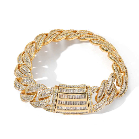 Cadena Cubana Miami 15mm-20mm Chapada en Oro Real con Cierre Tipo Buckle - Image 39