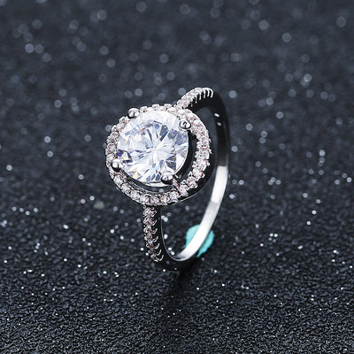 Anillo de Compromiso de Circonia Cúbica - Diseño Europeo Premium - Image 4