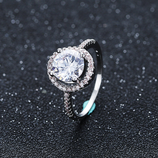 Anillo de Compromiso de Circonia Cúbica - Diseño Europeo Premium - Image 4