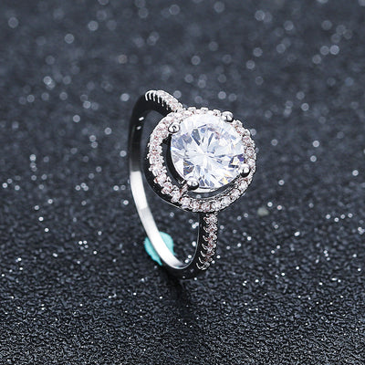 Anillo de Compromiso de Circonia Cúbica - Diseño Europeo Premium - Image 5